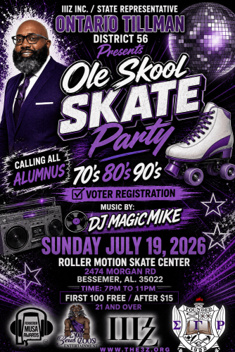 Ole Skool Skate Party / Vote Registration July 19, 2026