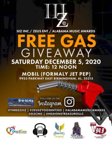 Gas Give Away Mobil Parkway East