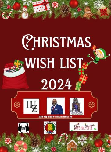Christmas Wish list 2024