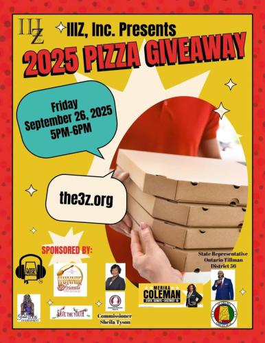 Pizza Giveaway Sept 26, 2025