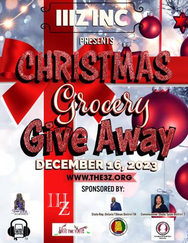 Christmas Grocery Give Away Dec. 16, 2023